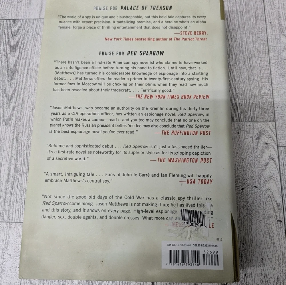 Palace of Treason Hardcover Book